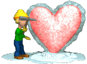 Gif animé coeur sculpté